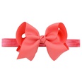 European and American childrens handmade solid color Alice flower bow baby headbandpicture24