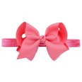 European and American childrens handmade solid color Alice flower bow baby headbandpicture36