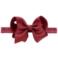 European and American childrens handmade solid color Alice flower bow baby headbandpicture42
