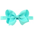 European and American childrens handmade solid color Alice flower bow baby headbandpicture43