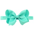 European and American childrens handmade solid color Alice flower bow baby headbandpicture44
