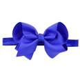 European and American childrens handmade solid color Alice flower bow baby headbandpicture46