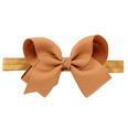 childrens handmade solid color flower bow baby headband wholesalepicture12