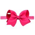 childrens handmade solid color flower bow baby headband wholesalepicture24