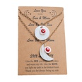 New Couple Necklace 2Piece Set Creative Personality Shell Demon Eye Sun Moon Necklacepicture11
