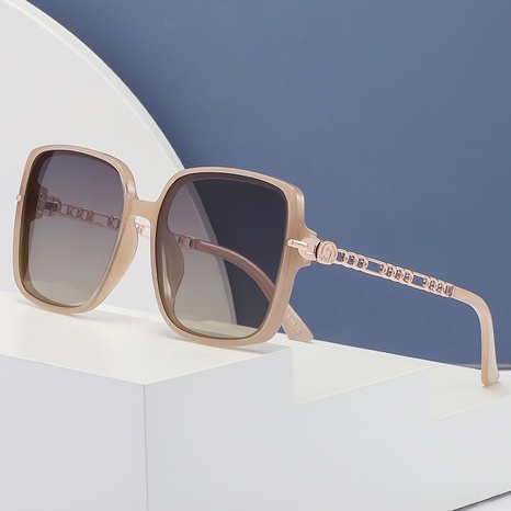 2022 new high-definition polarized sunglasses ladies Korean big frame sunglasses's discount tags