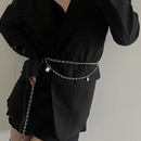 Mode Taillenkette Frauen mit Rock Leder geflochtene Kettengrtel Grohandelpicture6