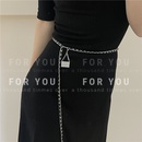 Light luxury niche metal chain pendant thin waist chain decoration beltpicture7
