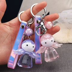 Cute Acrylic Keychain Creative Cartoon Acrylic Angel Key Chain