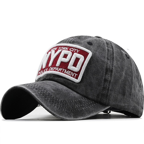 Mode gewaschene Baumwolle neue NYPD bestickte Baseballmütze im Freien Sonnenhut's discount tags