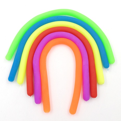 elastic vent rope pull color noodles feel toy decompression gift for children's discount tags