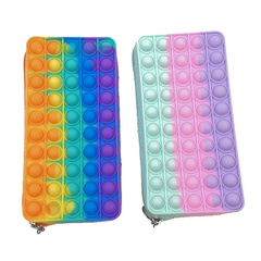 Fashion Stationery Pack Pencil Case Rainbow Bubble Toy Pencil Case