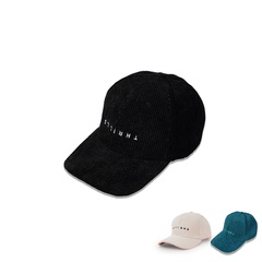 simple hat wide-brimmed sunshade fashion trend corduroy baseball cap