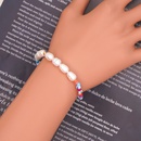 retro ethnic color beads simple baroque natural freshwater pearl braceletpicture10