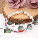 retro ethnic color beads simple baroque natural freshwater pearl braceletpicture11