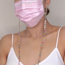 rainbow Bead Mask Glasses Chain Beaded Jewelry  Necklacepicture8