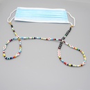 rainbow Bead Mask Glasses Chain Beaded Jewelry  Necklacepicture11