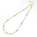 natural freshwater pearl simple rainbow rice bead ethnic necklacepicture12