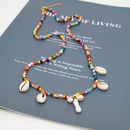 bohemian simple rainbow rice beads natural freshwater pearl necklacepicture8