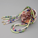 simple bohemian soft pottery letter necklace mask chain glasses chainpicture8