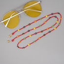 Collar de cadena de gafas de cadena de mscara tejida a mano de cuentas de arroz retropicture11