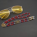 retro stainless steel rice beads mask chain glasses chain necklacepicture8