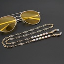 metal exaggerated antiskid glasses chain pearl necklacepicture8