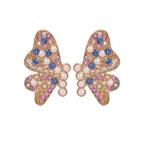 übertriebene personalisierte Schmetterlings-Diamant-Ohrringe's discount tags