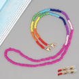 rainbow Bead Mask Glasses Chain Beaded Jewelry  Necklacepicture37
