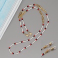 retro stainless steel rice beads mask chain glasses chain necklacepicture17