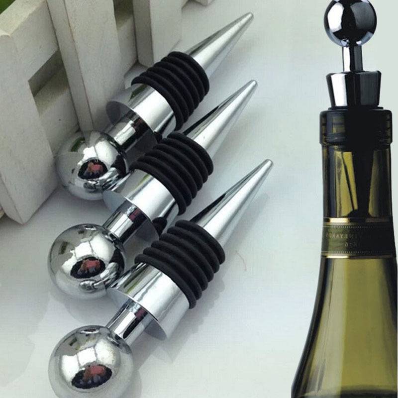 Tapn para botella de vino tinto tapa de sellado para mantenimiento fresco de vino cabeza redonda juego de vino combinado de plstico de seis hilos