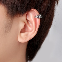 heart belt ear bone clip without ear hole ear clip fashion simple design earrings