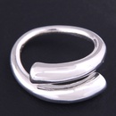 einfache Nische Mode Metall einfache Persnlichkeit Kupfer offener Ringpicture3