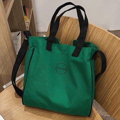Grand sac femme nouveau style coréen couleur contrastée sac à bandoulière grande capacité en gros