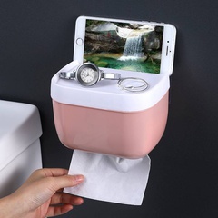 Boîte étanche sans poinçon tube de papier rouleau boîte de papier toilette ménage support de papier toilette