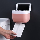 punchfree waterproof box roll paper tube household toilet paper box toilet paper rackpicture11