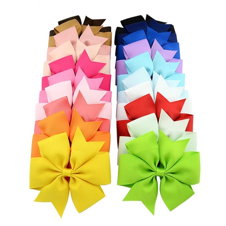 wholesale large handmade ribbed ribbon fishtail bow children's headdress  NHYLX584137's discount tags
