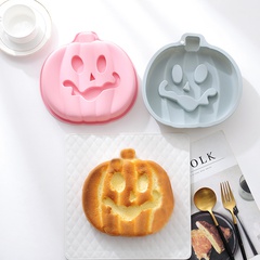Halloween Cute Pumpkin Silica Gel Kitchen Molds