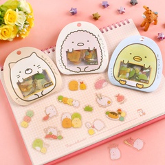 Cute Cartoon Transparent PVC Sticker Paper Bag 1 Set