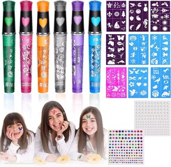 Fashion Color Painting Homemade Children's Makeup Graffiti Toy Tattoo Set