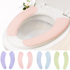 Mode Einfarbig Flanell Toilettenmatte 1 Stück