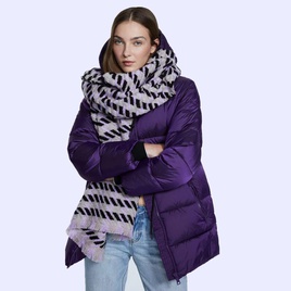 WomenS Streetwear Lattice Imitation cashmere Tassel Winter Scarvespicture23