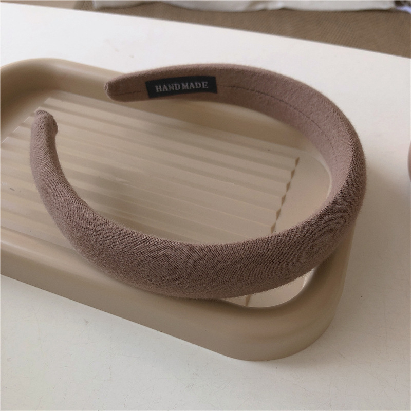 Simple Style Solid Color Cloth Hair Band6