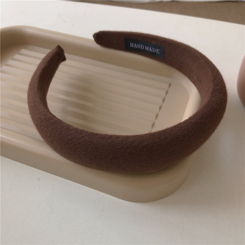 Simple Style Solid Color Cloth Hair Band5