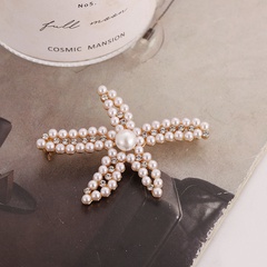 Fashion Flower Alloy Inlay Artificial Diamond Pearl Women'S Brooches