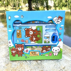 Christmas Gift Elementary School Student Children's Pencil Case Creative Stationery Set