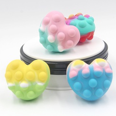 Kreative Kinder Herz-Geformt Quetschen Spielzeug Stress Relief 3D Blase Ball
