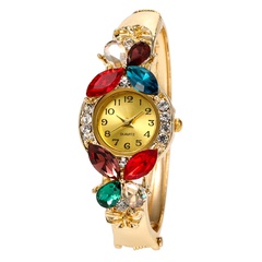 Luxurious Butterfly Single Folding Buckle Quartz Women's Watches