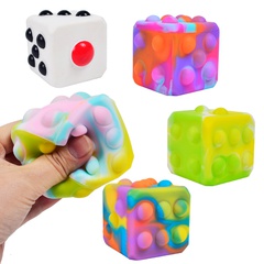 Neue Ankunft Silikon Stress Relief Würfel Dekompression Spielzeug Cube Blase Ball
