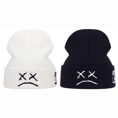 Unisex Fashion Solid Color Eaveless Wool Cap